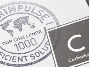 Logo du Label Solar Impulse Efficient Solution décerné à Lavoisier Composites pour Carbonium®